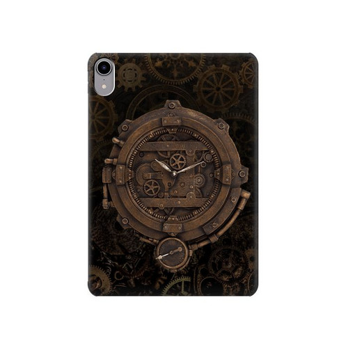 W3902 Steampunk Clock Gear Tablet Hülle Schutzhülle Taschen für iPad mini 6, iPad mini (2021)