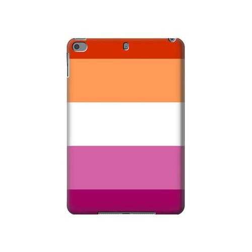 W3887 Lesbian Pride Flag Tablet Hülle Schutzhülle Taschen für iPad mini 4, iPad mini 5, iPad mini 5 (2019)