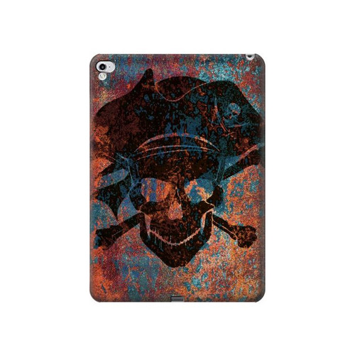W3895 Pirate Skull Metal Tablet Hülle Schutzhülle Taschen für iPad Pro 12.9 (2015,2017)