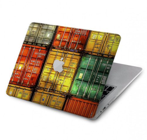 W3861 Colorful Container Block Hülle Schutzhülle Taschen für MacBook Air 13″ (2022,2024) - A2681, A3113