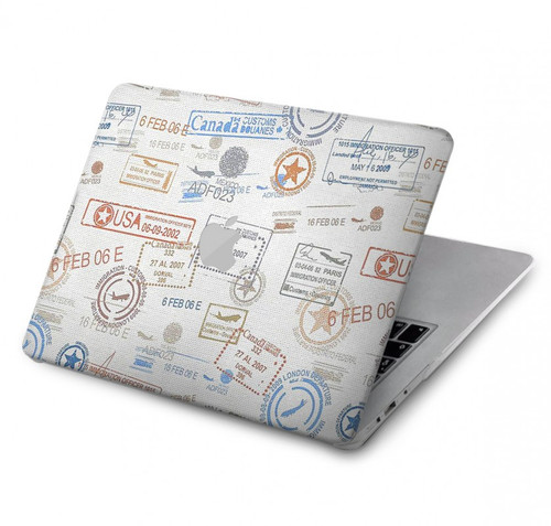 W3903 Travel Stamps Hülle Schutzhülle Taschen für MacBook Air 13″ - A1932, A2179, A2337