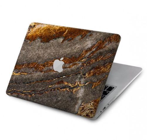 W3886 Gray Marble Rock Hülle Schutzhülle Taschen für MacBook Pro 14 M1,M2,M3 (2021,2023) - A2442, A2779, A2992, A2918