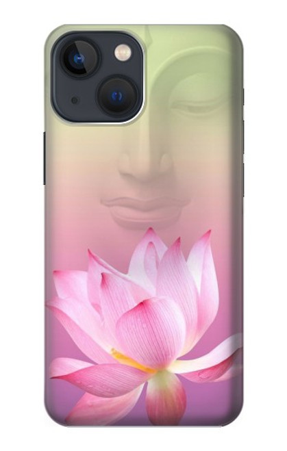 W3511 Lotus flower Buddhism Hülle Schutzhülle Taschen und Leder Flip für iPhone 14