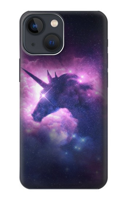 W3538 Unicorn Galaxy Hülle Schutzhülle Taschen und Leder Flip für iPhone 14