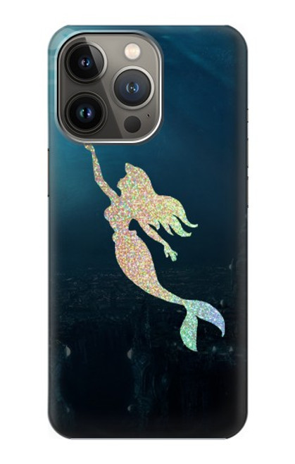 W3250 Mermaid Undersea Hülle Schutzhülle Taschen und Leder Flip für iPhone 14 Pro