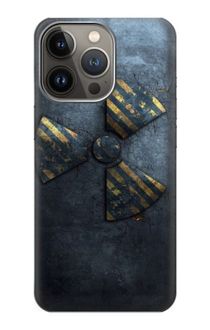 W3438 Danger Radioactive Hülle Schutzhülle Taschen und Leder Flip für iPhone 14 Pro