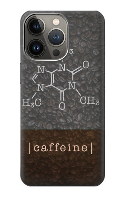W3475 Caffeine Molecular Hülle Schutzhülle Taschen und Leder Flip für iPhone 14 Pro