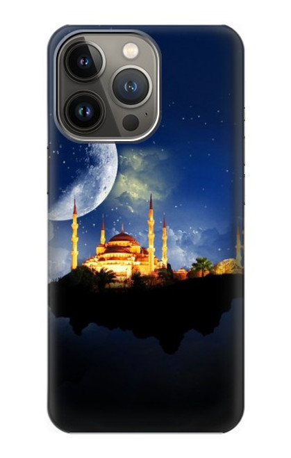 W3506 Islamic Ramadan Hülle Schutzhülle Taschen und Leder Flip für iPhone 14 Pro