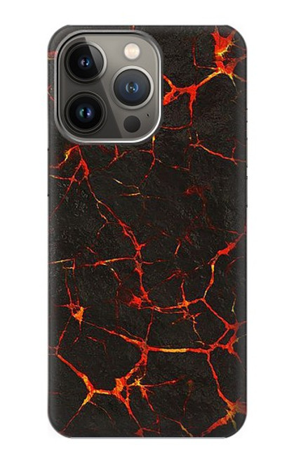 W3696 Lava Magma Hülle Schutzhülle Taschen und Leder Flip für iPhone 14 Pro