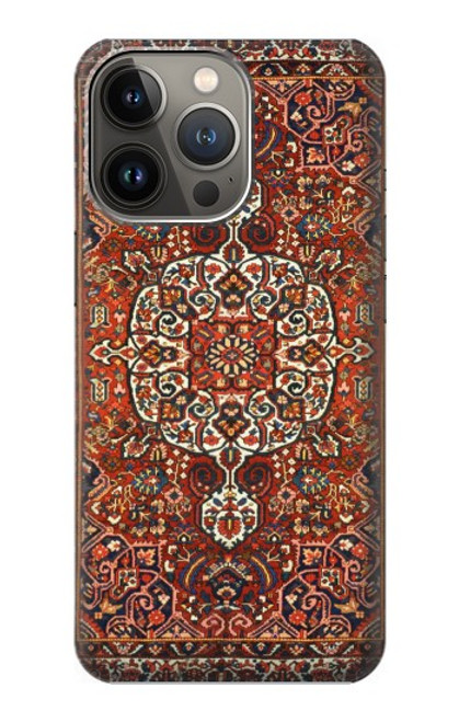 W3813 Persian Carpet Rug Pattern Hülle Schutzhülle Taschen und Leder Flip für iPhone 14 Pro