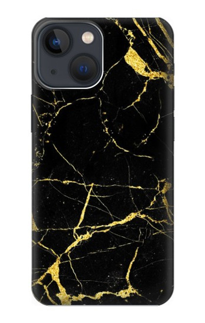W2896 Gold Marble Graphic Printed Hülle Schutzhülle Taschen und Leder Flip für iPhone 14 Plus