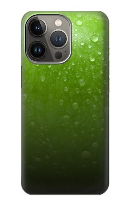 W2475 Green Apple Texture Seamless Hülle Schutzhülle Taschen und Leder Flip für iPhone 14 Pro Max