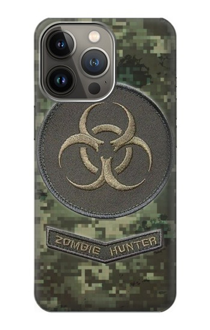 W3468 Biohazard Zombie Hunter Graphic Hülle Schutzhülle Taschen und Leder Flip für iPhone 14 Pro Max