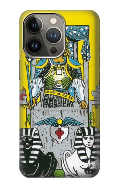 W3739 Tarot Card The Chariot Hülle Schutzhülle Taschen und Leder Flip für iPhone 14 Pro Max