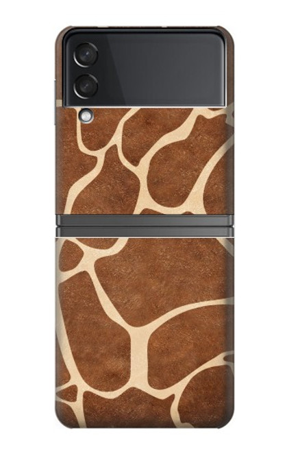 W2326 Giraffe Skin Hülle Schutzhülle Taschen Flip für Samsung Galaxy Z Flip 4