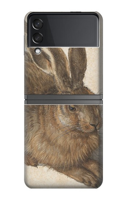 W3781 Albrecht Durer Young Hare Hülle Schutzhülle Taschen Flip für Samsung Galaxy Z Flip 4