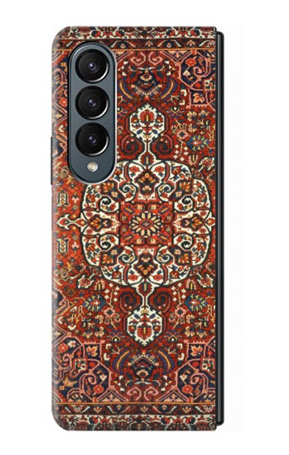W3813 Persian Carpet Rug Pattern Hülle Schutzhülle Taschen Flip für Samsung Galaxy Z Fold 4