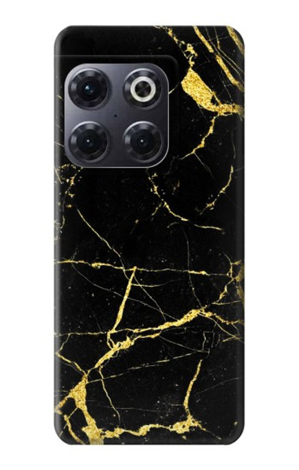 W2896 Gold Marble Graphic Printed Hülle Schutzhülle Taschen und Leder Flip für OnePlus 10T