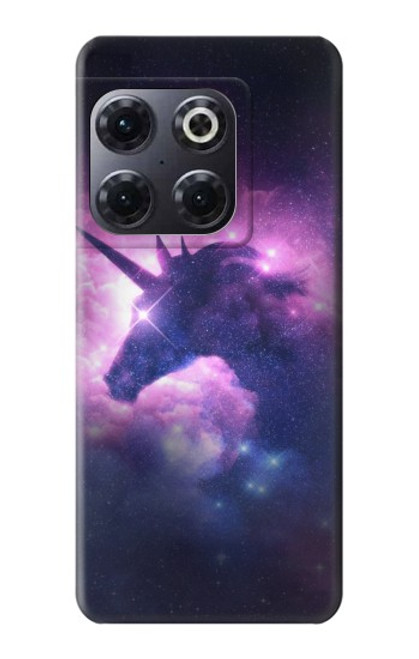 W3538 Unicorn Galaxy Hülle Schutzhülle Taschen und Leder Flip für OnePlus 10T