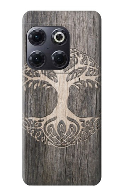 W3591 Viking Tree of Life Symbol Hülle Schutzhülle Taschen und Leder Flip für OnePlus 10T