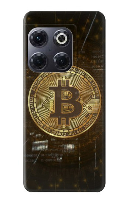 W3798 Cryptocurrency Bitcoin Hülle Schutzhülle Taschen und Leder Flip für OnePlus 10T