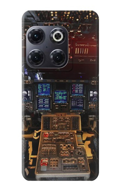 W3836 Airplane Cockpit Hülle Schutzhülle Taschen und Leder Flip für OnePlus 10T