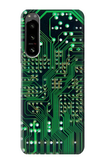 W3392 Electronics Board Circuit Graphic Hülle Schutzhülle Taschen und Leder Flip für Sony Xperia 5 IV