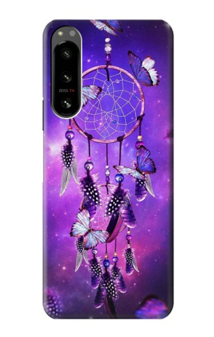 W3685 Dream Catcher Hülle Schutzhülle Taschen und Leder Flip für Sony Xperia 5 IV