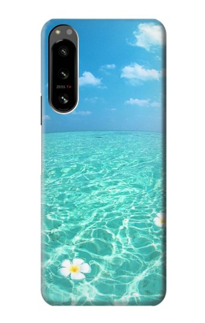 W3720 Summer Ocean Beach Hülle Schutzhülle Taschen und Leder Flip für Sony Xperia 5 IV