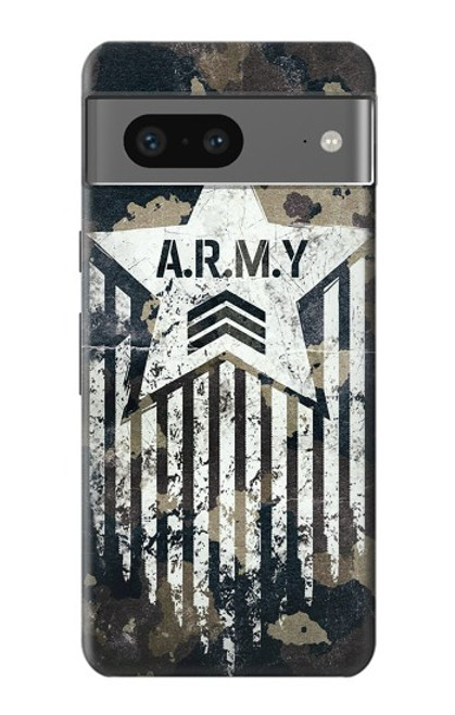 W3666 Army Camo Camouflage Hülle Schutzhülle Taschen und Leder Flip für Google Pixel 7