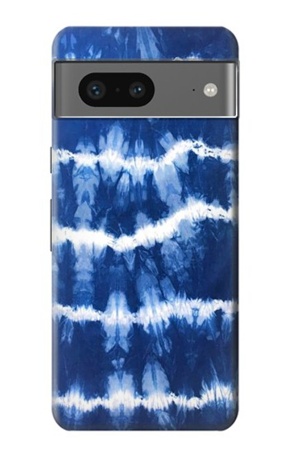 W3671 Blue Tie Dye Hülle Schutzhülle Taschen und Leder Flip für Google Pixel 7