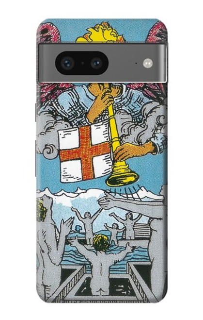 W3743 Tarot Card The Judgement Hülle Schutzhülle Taschen und Leder Flip für Google Pixel 7