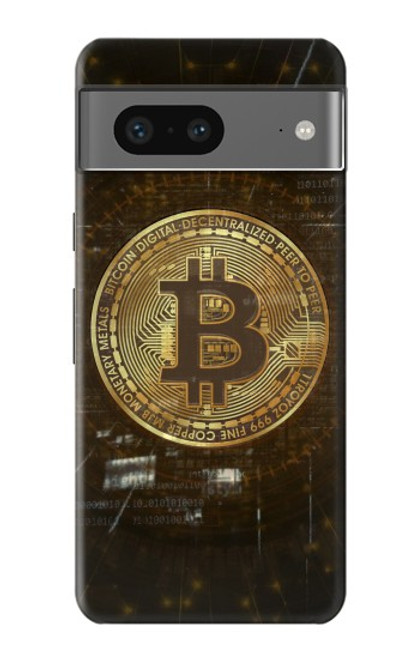 W3798 Cryptocurrency Bitcoin Hülle Schutzhülle Taschen und Leder Flip für Google Pixel 7