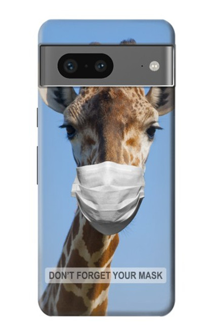 W3806 Funny Giraffe Hülle Schutzhülle Taschen und Leder Flip für Google Pixel 7