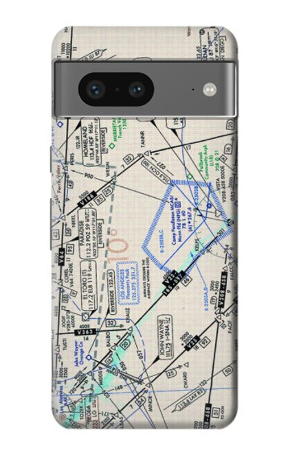 W3882 Flying Enroute Chart Hülle Schutzhülle Taschen und Leder Flip für Google Pixel 7