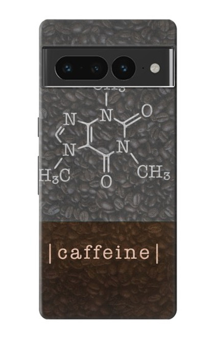 W3475 Caffeine Molecular Hülle Schutzhülle Taschen und Leder Flip für Google Pixel 7 Pro