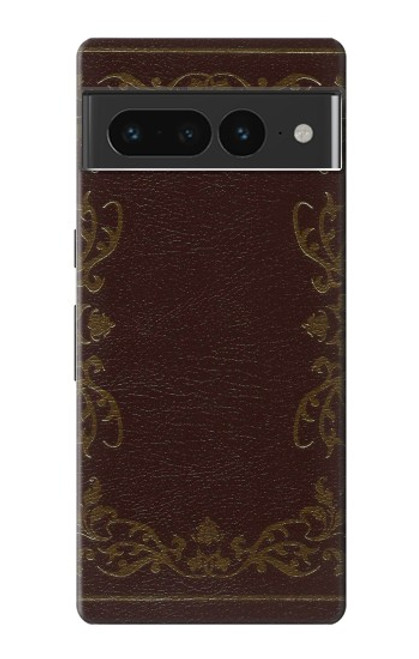 W3553 Vintage Book Cover Hülle Schutzhülle Taschen und Leder Flip für Google Pixel 7 Pro