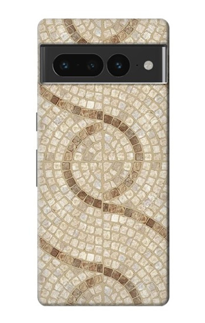 W3703 Mosaic Tiles Hülle Schutzhülle Taschen und Leder Flip für Google Pixel 7 Pro