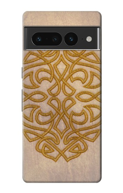 W3796 Celtic Knot Hülle Schutzhülle Taschen und Leder Flip für Google Pixel 7 Pro