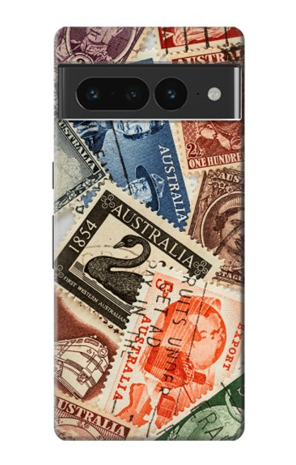 W3900 Stamps Hülle Schutzhülle Taschen und Leder Flip für Google Pixel 7 Pro