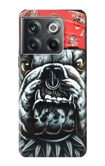 W0100 Bulldog American Football Hülle Schutzhülle Taschen und Leder Flip für OnePlus Ace Pro