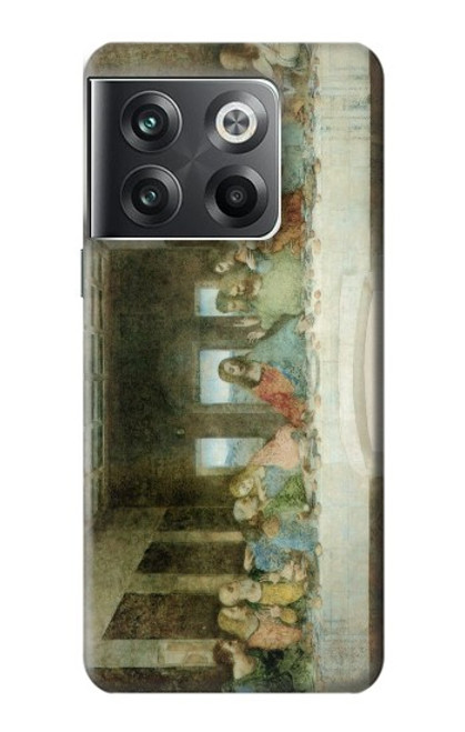 W0173 Leonardo DaVinci The Last Supper Hülle Schutzhülle Taschen und Leder Flip für OnePlus Ace Pro