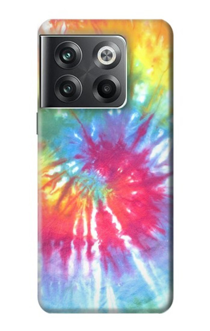 W1697 Tie Dye Colorful Graphic Printed Hülle Schutzhülle Taschen und Leder Flip für OnePlus Ace Pro
