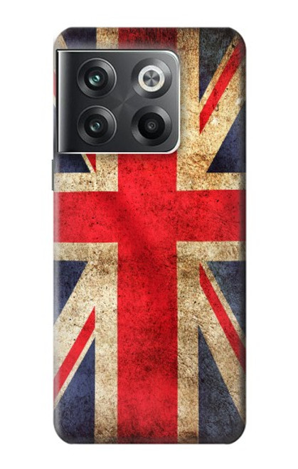 W2303 British UK Vintage Flag Hülle Schutzhülle Taschen und Leder Flip für OnePlus Ace Pro