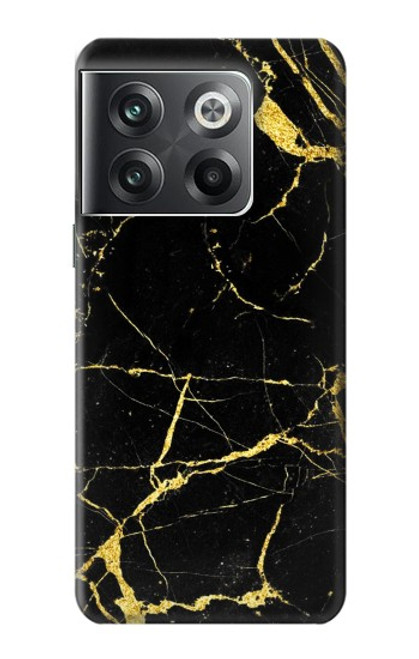 W2896 Gold Marble Graphic Printed Hülle Schutzhülle Taschen und Leder Flip für OnePlus Ace Pro