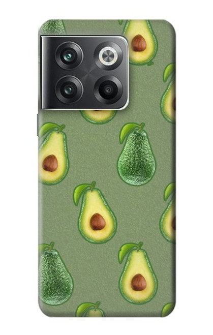 W3285 Avocado Fruit Pattern Hülle Schutzhülle Taschen und Leder Flip für OnePlus Ace Pro