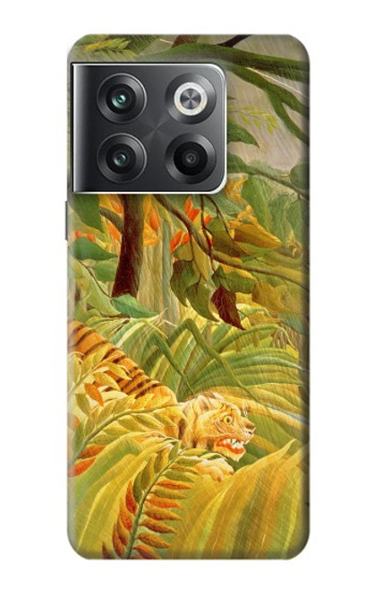 W3344 Henri Rousseau Tiger in a Tropical Storm Hülle Schutzhülle Taschen und Leder Flip für OnePlus Ace Pro