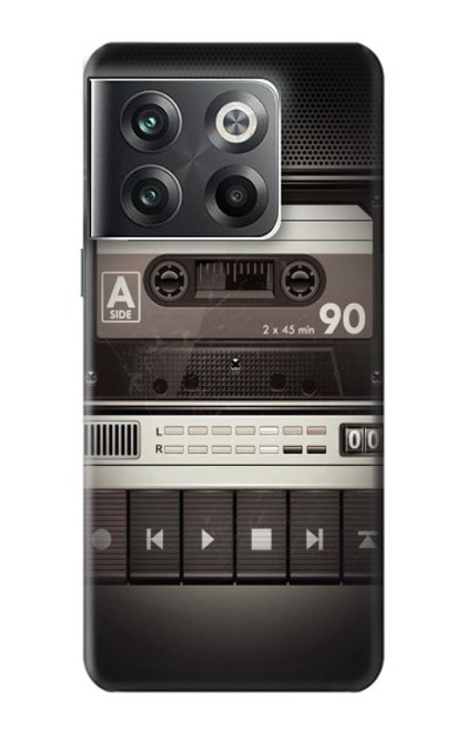 W3501 Vintage Cassette Player Hülle Schutzhülle Taschen und Leder Flip für OnePlus Ace Pro
