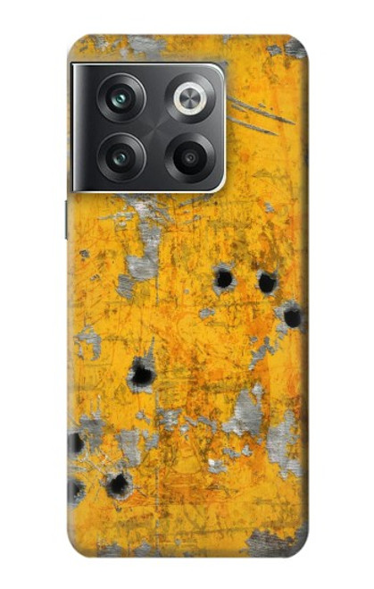 W3528 Bullet Rusting Yellow Metal Hülle Schutzhülle Taschen und Leder Flip für OnePlus Ace Pro