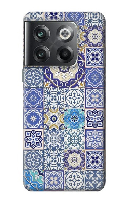 W3537 Moroccan Mosaic Pattern Hülle Schutzhülle Taschen und Leder Flip für OnePlus Ace Pro